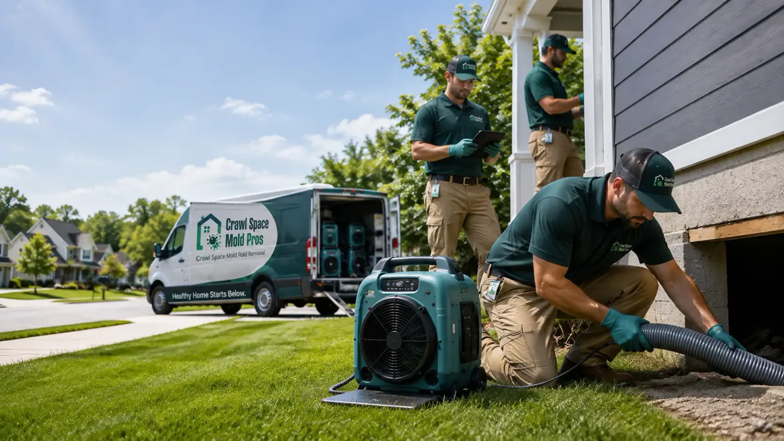 Crawl Space Mold Removal in Ashton, ID